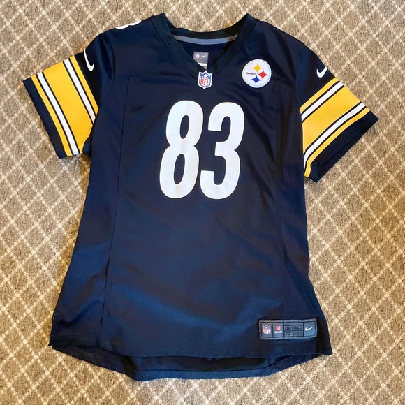 NFL Kids Black and Yellow Steelers #83 Miller Jersey, Size XL - Picture 1 of 4